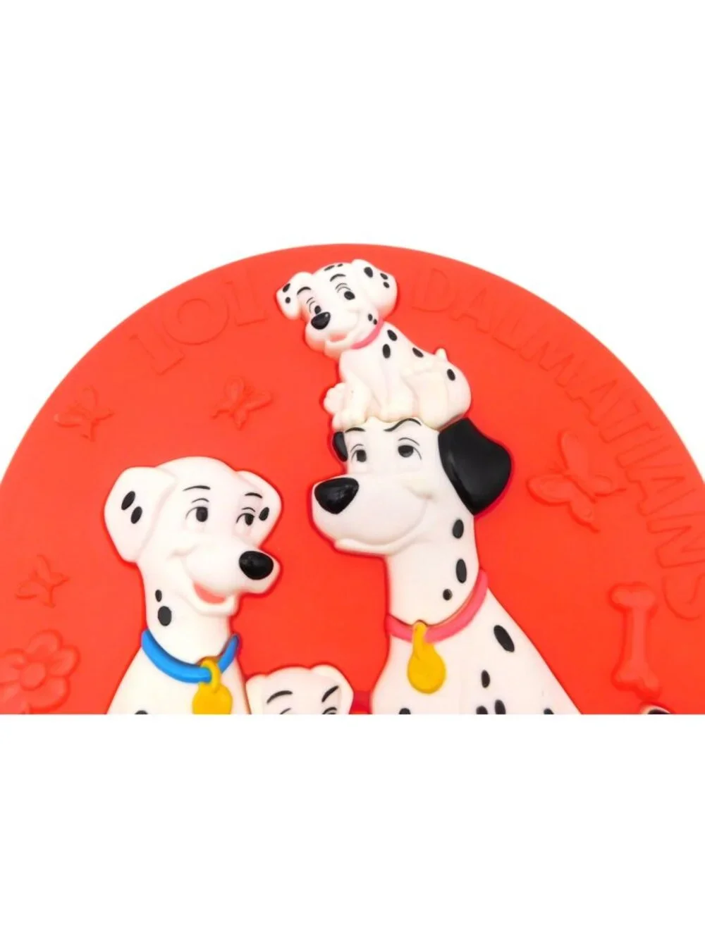 Vintage Plastic 101 Dalmatians 3D Puzzle Learning Toy 1993 Dog Puppy Shapes